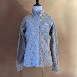 The North Face Grey Full Zip Fleece Sweater